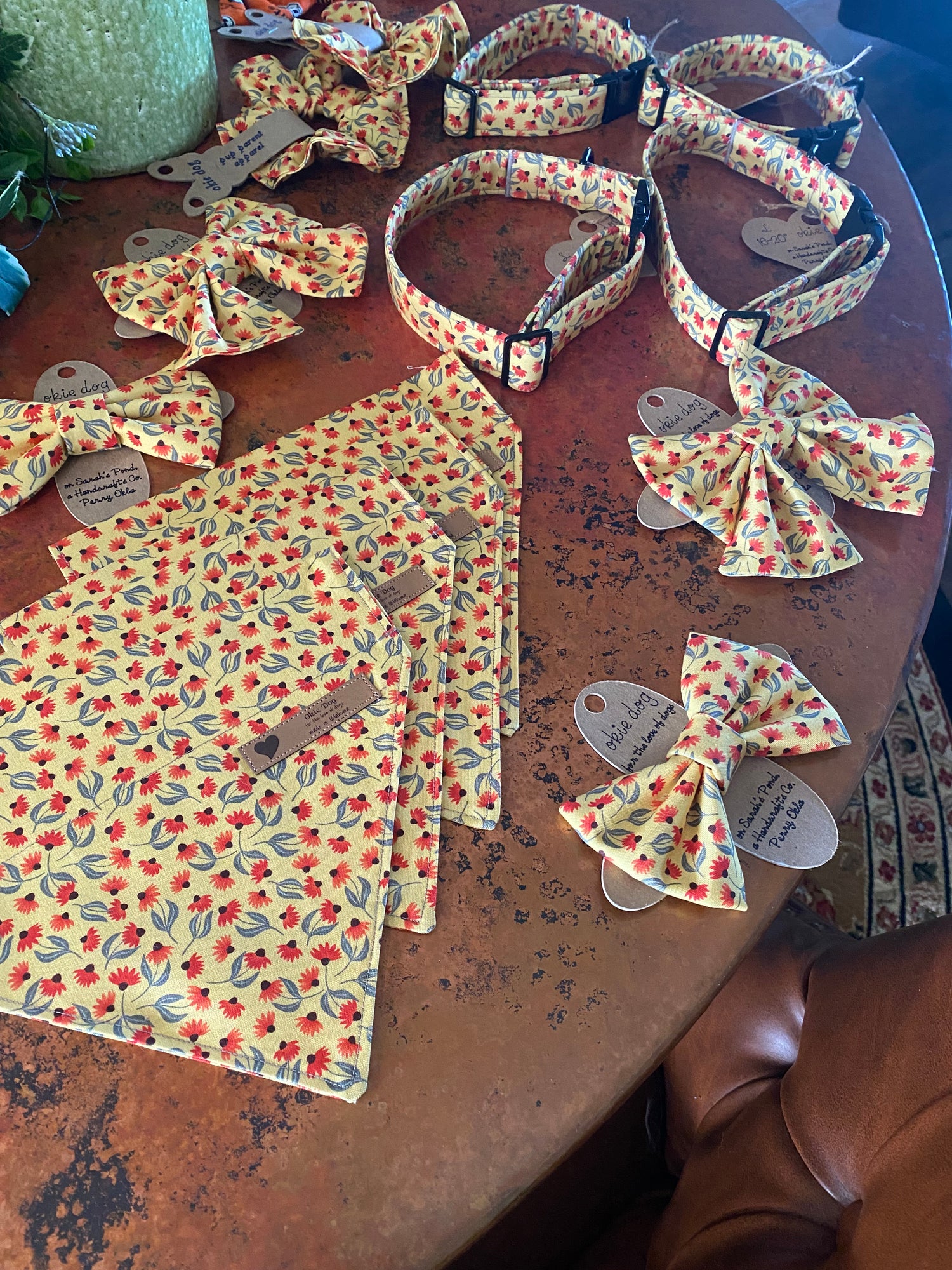 Custom Dog Collars, Bow-ties, and Bandanas