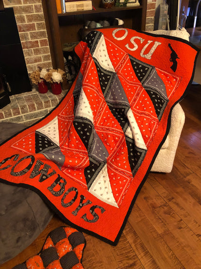 Custom sports quilts